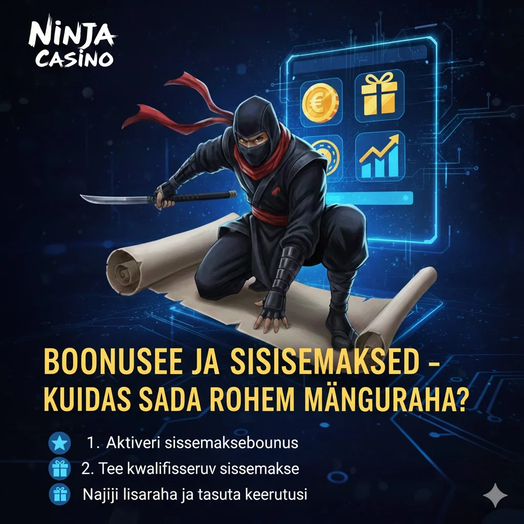 Boonused ja sissemaksed – Kuidas saada rohkem mänguraha?